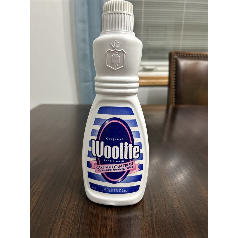 Vtg Original Woolite Fabric Wash Laundry 1990s 16 Fluid Ounces 3/4 Full